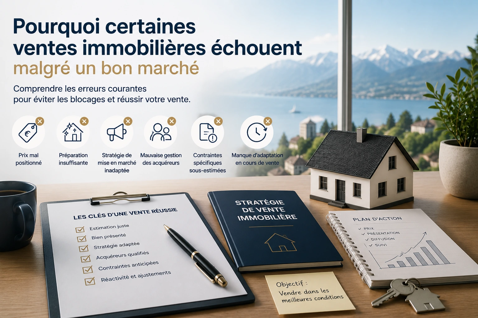 Pourquoi une vente immobilière échoue - Vaud - Dunimmo