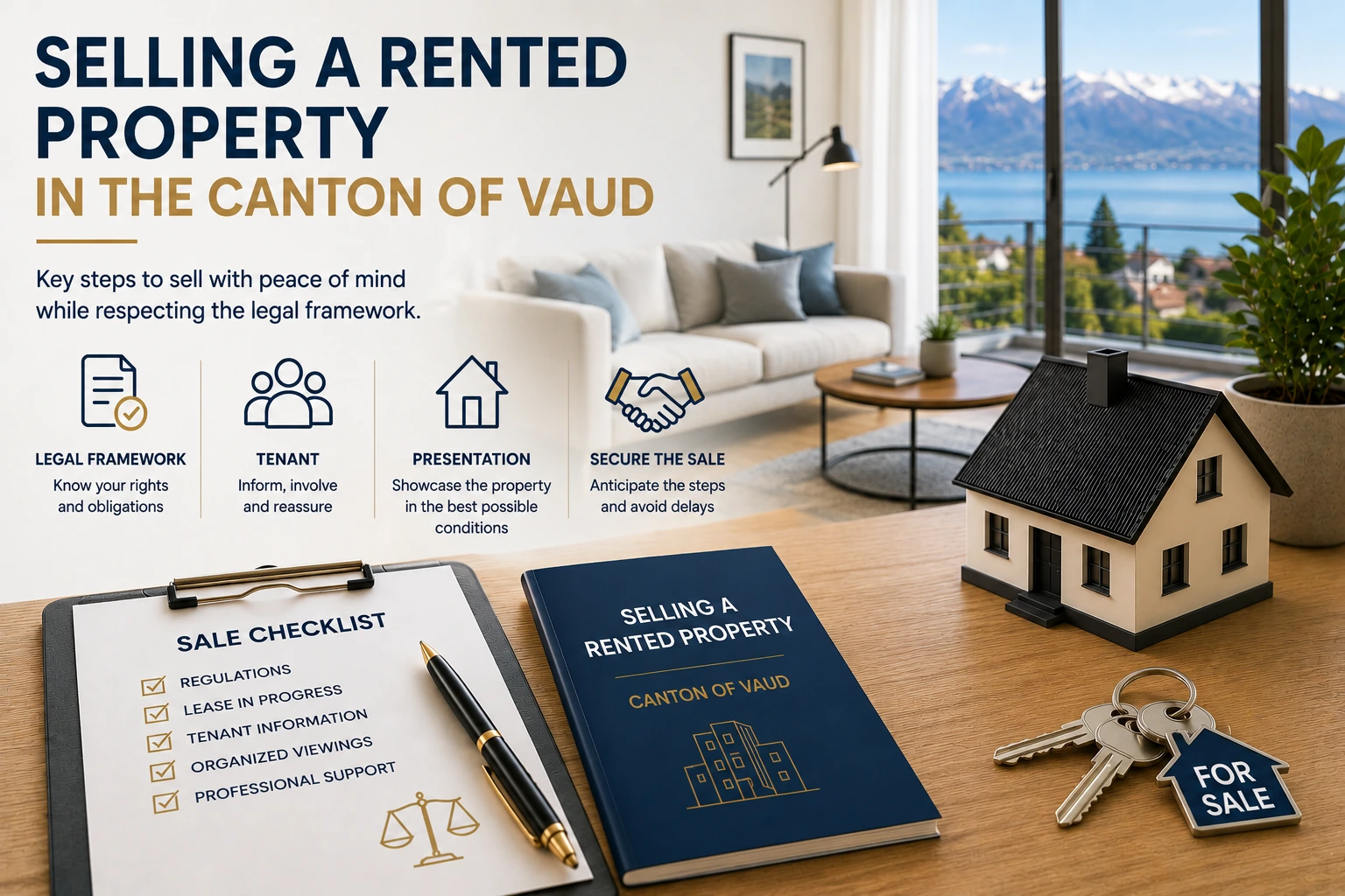 How do you prepare a property for sale in the Canton of Vaud? Key steps to maximize buyer interest and facilitate the sale. 