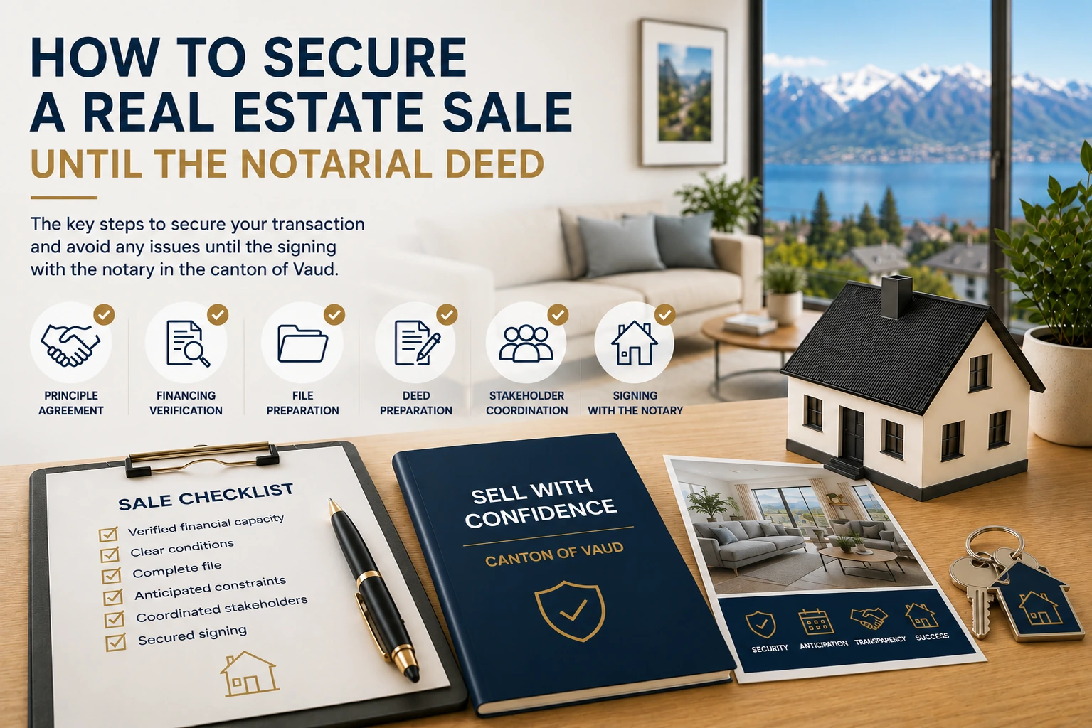 Securing a Real Estate Sale Through the Notarized Deed - Vaud